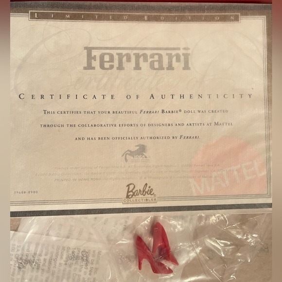 2000 Limited Edition Ferrari Barbie - Vintage - Rare - Picture 2 of 13